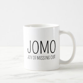 Jomo Joy of missing out コーヒーマグカップ