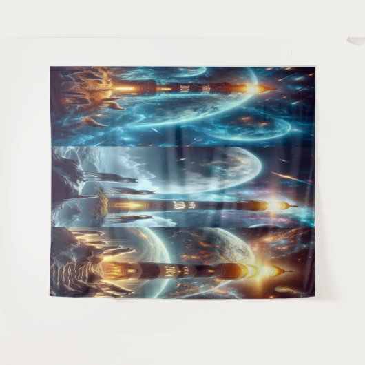 ✨ Jon Blair Live - Thrive Zion Wall Tapestry ✨ タペストリー (正面(横))