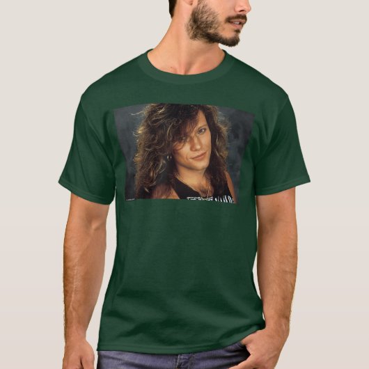 Jon Bon Jovi Rock Singer Portrait by Michael Grecc Tシャツ (正面)