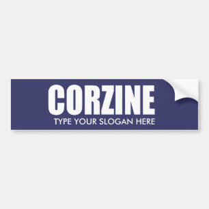 JON CORZINEの選挙のギア バンパーステッカー