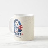 Jon Ossoff | より良いアメリカのために | 政治 コーヒーマグカップ (正面左)