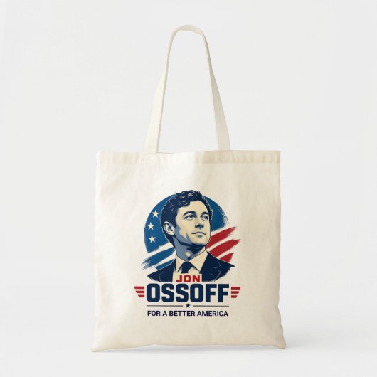 Jon Ossoff | より良いアメリカのために | 政治 トートバッグ (正面)