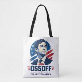 Jon Ossoff | より良いアメリカのために | 政治 トートバッグ