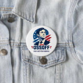 Jon Ossoff | より良いアメリカのために | 政治 缶バッジ (インサイチュ)
