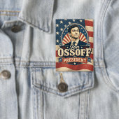 Jon Ossoff | 大統領へ | 政治的 缶バッジ (インサイチュ)