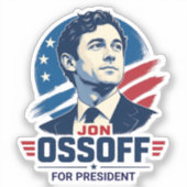 Jon Ossoff 2028大統領候補 シール (正面)
