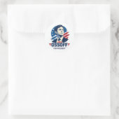 Jon Ossoff 2028大統領候補 ラウンドシール (バッグ)