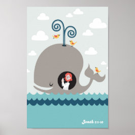 Jonah And The Whale Poster Bible Story Christian ポスター