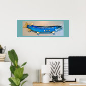 Jonahs fish poster ポスター (ホームオフィス)
