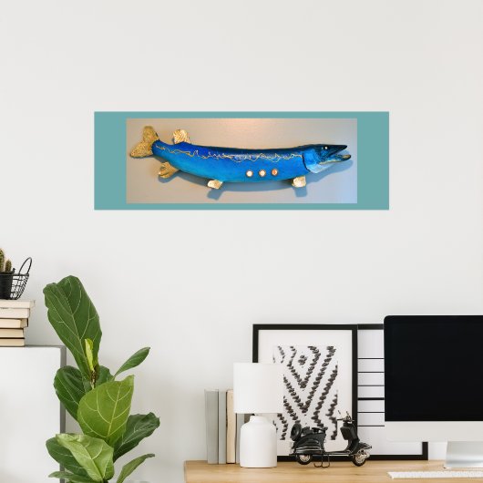 Jonahs fish poster ポスター (ホームオフィス)