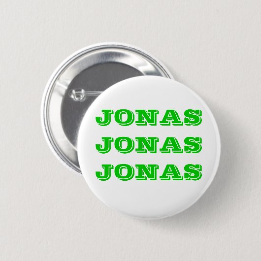 JONASJONASJONAS 缶バッジ (正面&裏面)