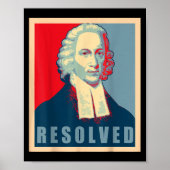 Jonathan Edwards Resolved Calvinist Reformed  ポスター (正面)