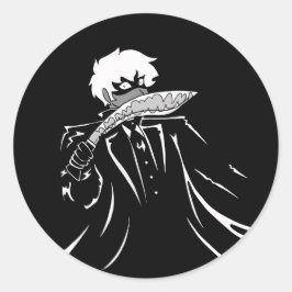 Jonathan Harker the Kukri Cryptid Sticker ラウンドシール