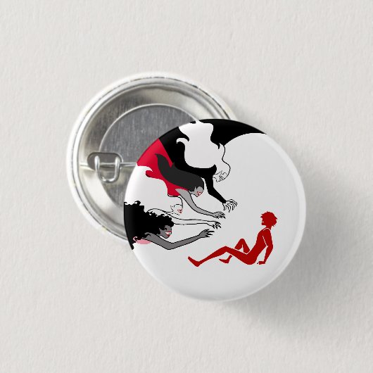 Jonathan Harker VS Castle Dracula Button 缶バッジ (正面&裏面)