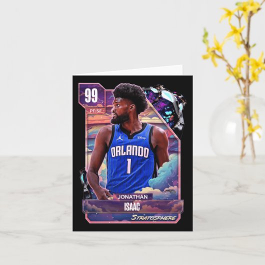Jonathan Isaac 99 Dark Card Hd カード (黄色い花)