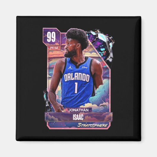 Jonathan Isaac 99 Dark Card Hd マグネット (正面)
