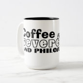 Jonathan SwiftのCoffee Mugについての引用文2 ツートーンマグカップ (正面左)