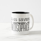 Jonathan SwiftのCoffee Mugについての引用文3 ツートーンマグカップ (正面右)