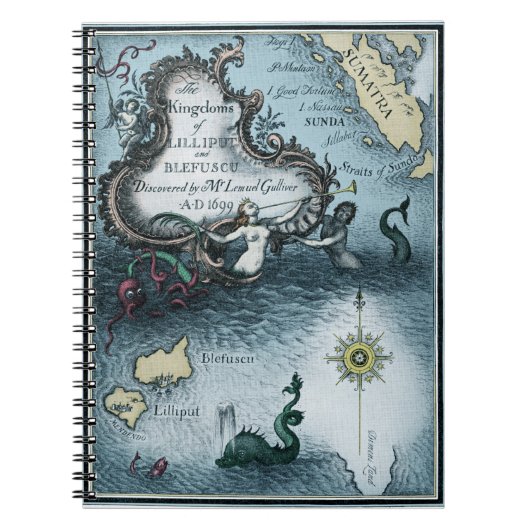 Jonathan Swift著Gulliverの旅行 ノートブック (正面)