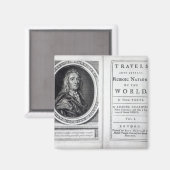 Jonathan Swift, 1726による「ガリバー旅行記」 マグネット (正面/裏面)