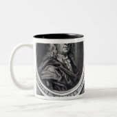 Jonathan Swift 1726年著「Gulliver旅行」の ツートーンマグカップ (左)