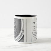 Jonathan Swift 1726年著「Gulliver旅行」の ツートーンマグカップ (中央)