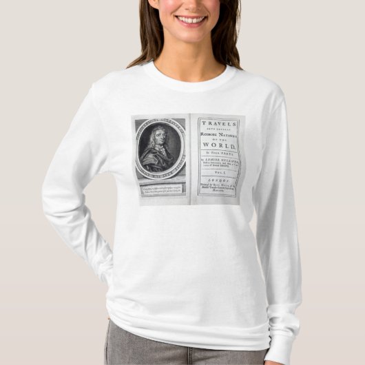 Jonathan Swift 1726年著「Gulliver旅行」の Tシャツ (正面)