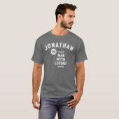Jonathan the Man Myth Legend Name Jonathan Tシャツ (正面フル)