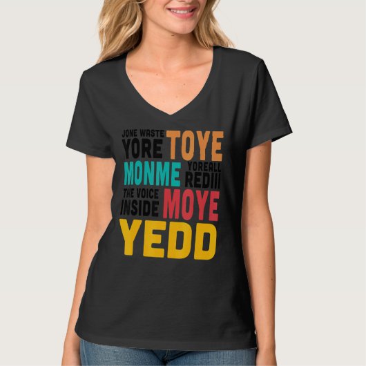 Jone Waste Yore Toye Jone Waste Yore Toye匁 Tシャツ (正面)