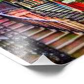 Jones通り、サバンナ(油効果) フォトプリント (角)