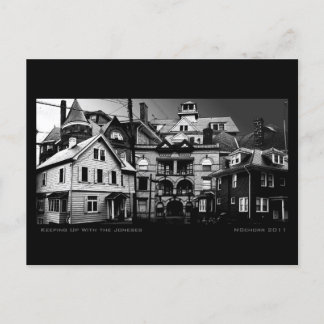 Jonesesの保都市デジタルコラージュに乗り出す ポストカード