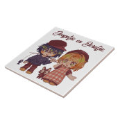 Jongetjie en Deretjie Chibi  タイル (側面)