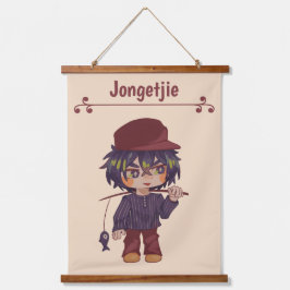 Jongetjie, jongen chibi. 吊り下げ型タペストリー