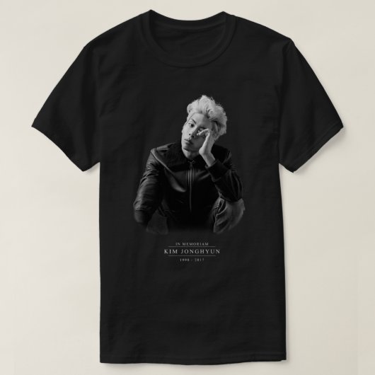 Jonghyun – メムリクラシックームTシャツ.png Tシャツ (デザイン正面)