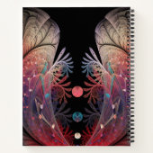 Jonglage抽象芸術モダンファンタジーフラクタル美術名 ノートブック (裏面)