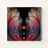 Jonglage抽象芸術モダンファンタジーフラクタル美術名 ノートブック (裏面)