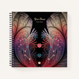 Jonglage抽象芸術モダンファンタジーフラクタル美術名 ノートブック