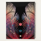 Jonglage抽象芸術モダンファンタジーフラクタル美術名 プランナー手帳 (裏面)