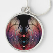 Jonglage抽象芸術モダンファンタジーFractal Art キーホルダー (正面)