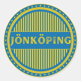 Jönköping City Pride Emblem – Swedish Identity ラウンドシール