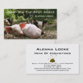 Jonnyのその場でエーカー 名刺 (正面/裏面)