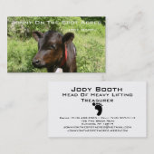 Jonnyのその場でエーカー 名刺 (正面/裏面)