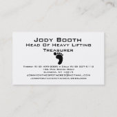 Jonnyのその場でエーカー 名刺 (裏面)