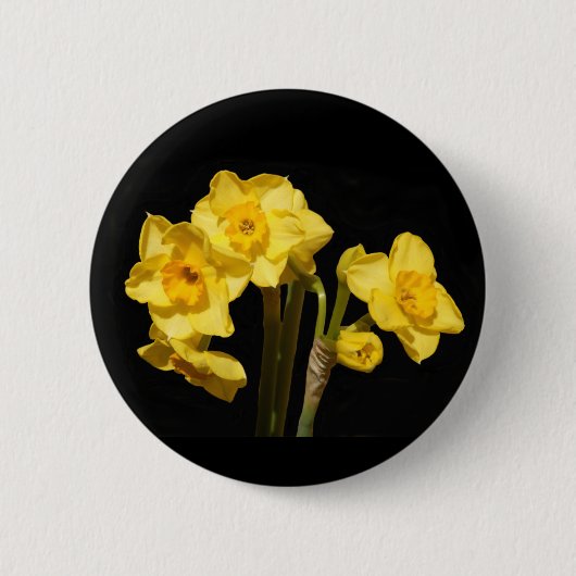 Jonquilによってはバッジが開花します 缶バッジ (正面)
