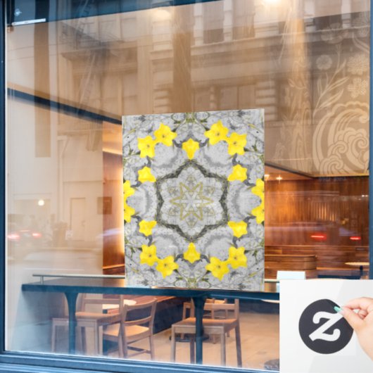 Jonquil Harmony Wheel  ウィンドウサイン (カフェ窓)