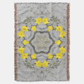 Jonquil Harmony Wheel  スローブランケット (正面縦)