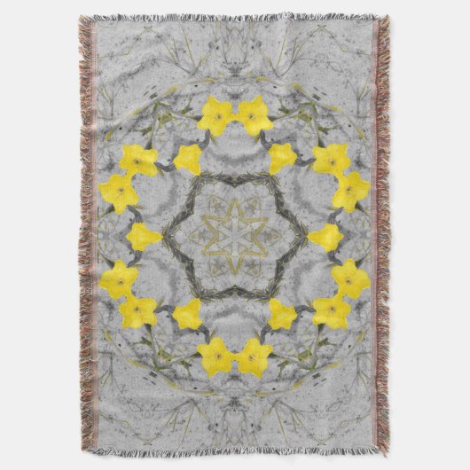 Jonquil Harmony Wheel  スローブランケット (正面縦)