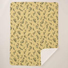 Jonquil Yellowのトスフローラワイルドフラワー シェルパブランケット
