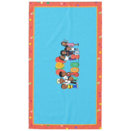 JOOLS TVブルー®️テーブルクロス テーブルクロス (正面)