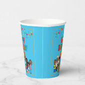 JOOLS TVブルー®️8オズ紙カップ 紙コップ (右)